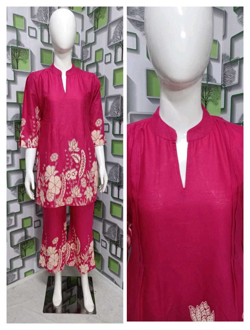 Ynf Cotton RIN222 104 Western Wears Wholesale Co-ord Set Manufacturer