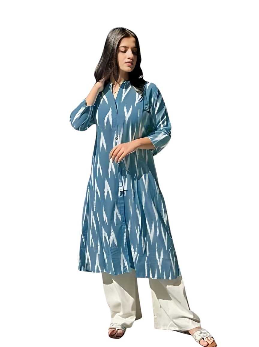 Ynf Cotton RIN222 SI-246 Kurti Wholesale Designer Kurtis Printed Kurtis Cotton Kurtis Manufacturer