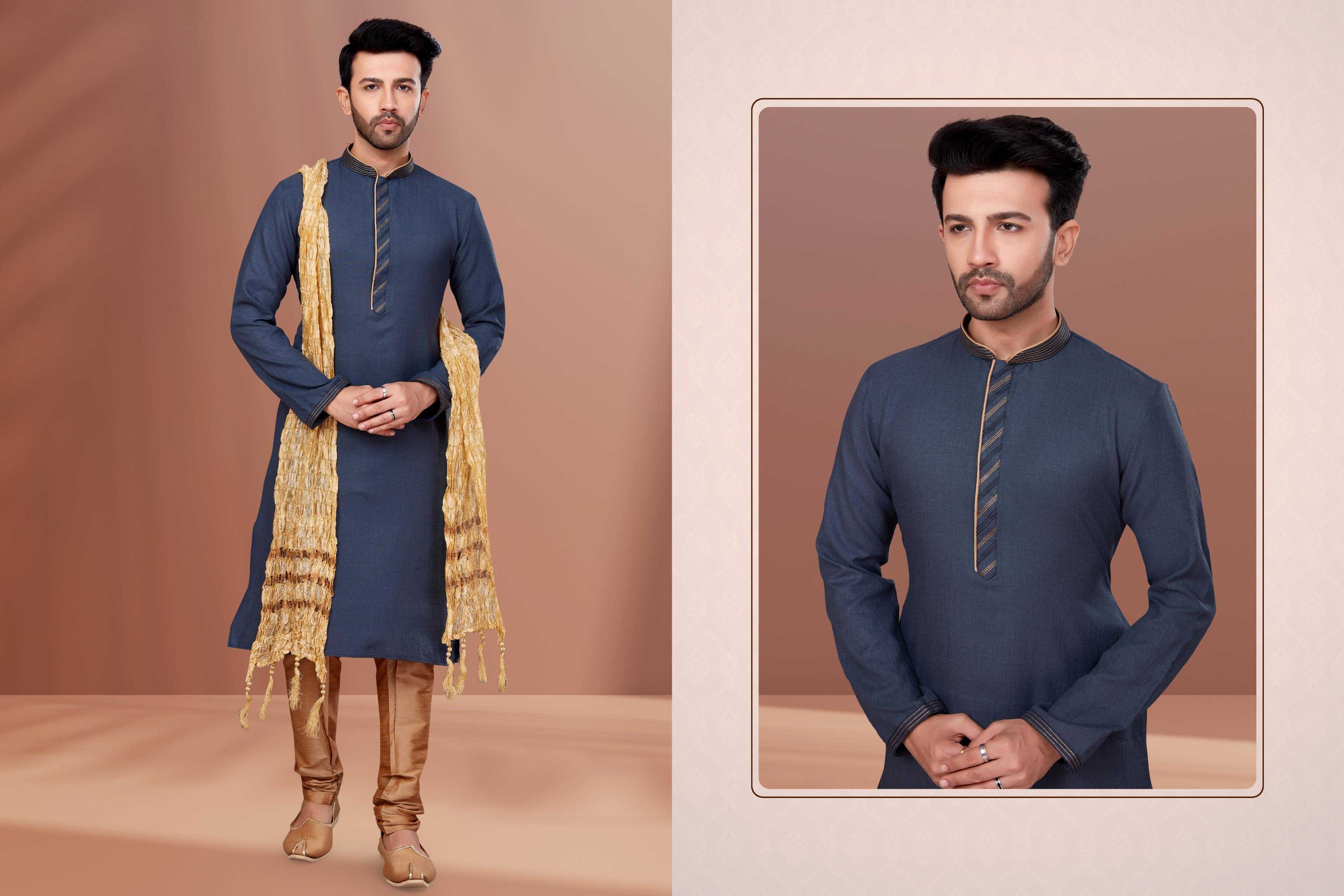 Ynf Cotton RIN223 3014C Mens Wear Wholesale Mens Kurtas Mens Kurta Pyjama Men Wedding kurta Manufacturer