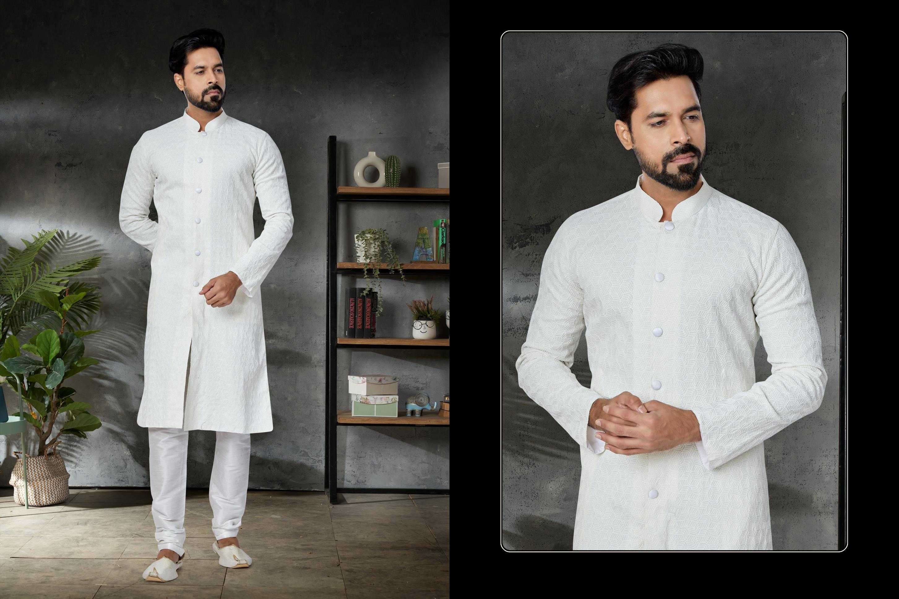 Ynf Cotton RIN223 3033C Mens Wear Festive Collections Wholesale Mens Kurtas Mens Kurta Pyjama Onam Collections Manufacturer