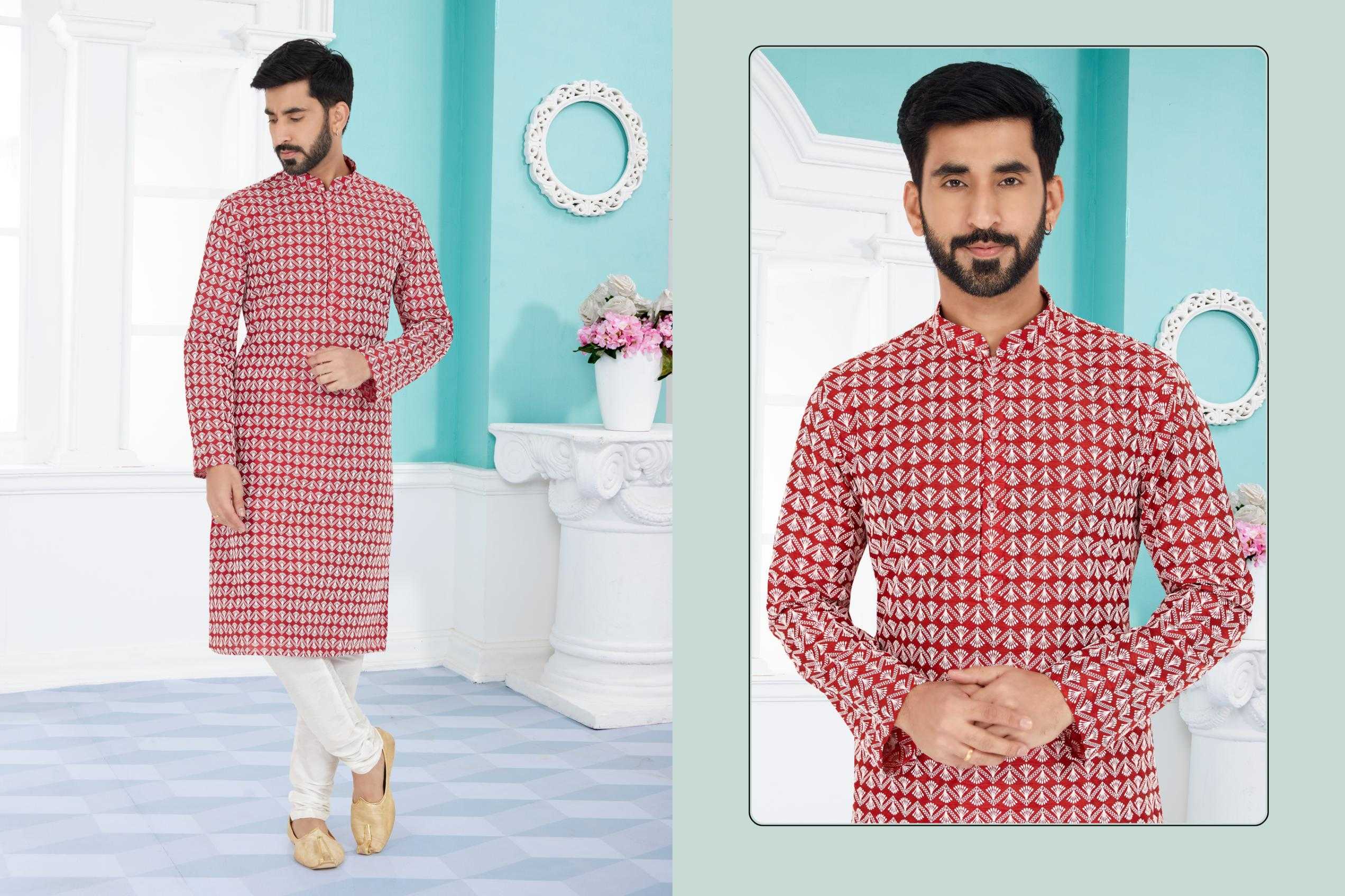 Ynf Cotton RIN223 3051A Mens Wear Wholesale Mens Kurtas Mens Kurta Pyjama Men Wedding kurta Manufacturer