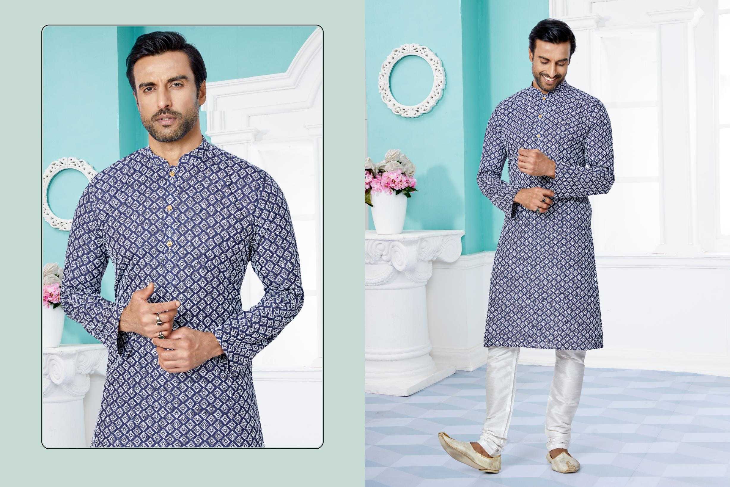 Ynf Cotton RIN223 3059A Mens Wear Wholesale Mens Kurtas Mens Kurta Pyjama Men Wedding kurta Manufacturer