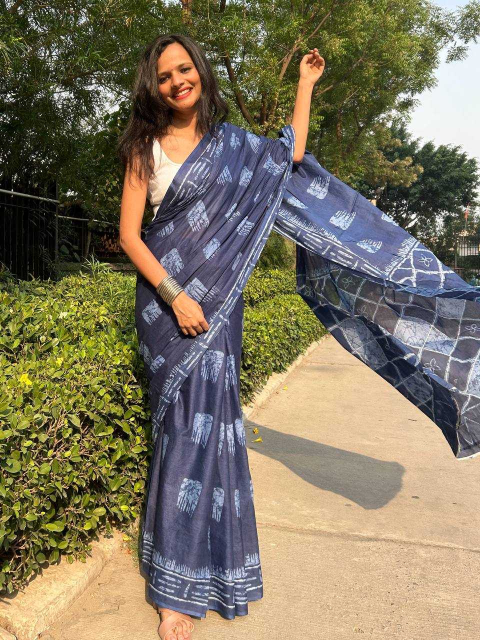 Ynf Cotton RIN229 MADHURI-1 Sarees Wholesale Printed Sarees Cotton Linen Sarees Cotton Sarees Mulmul Cotton Sarees Manufacturer