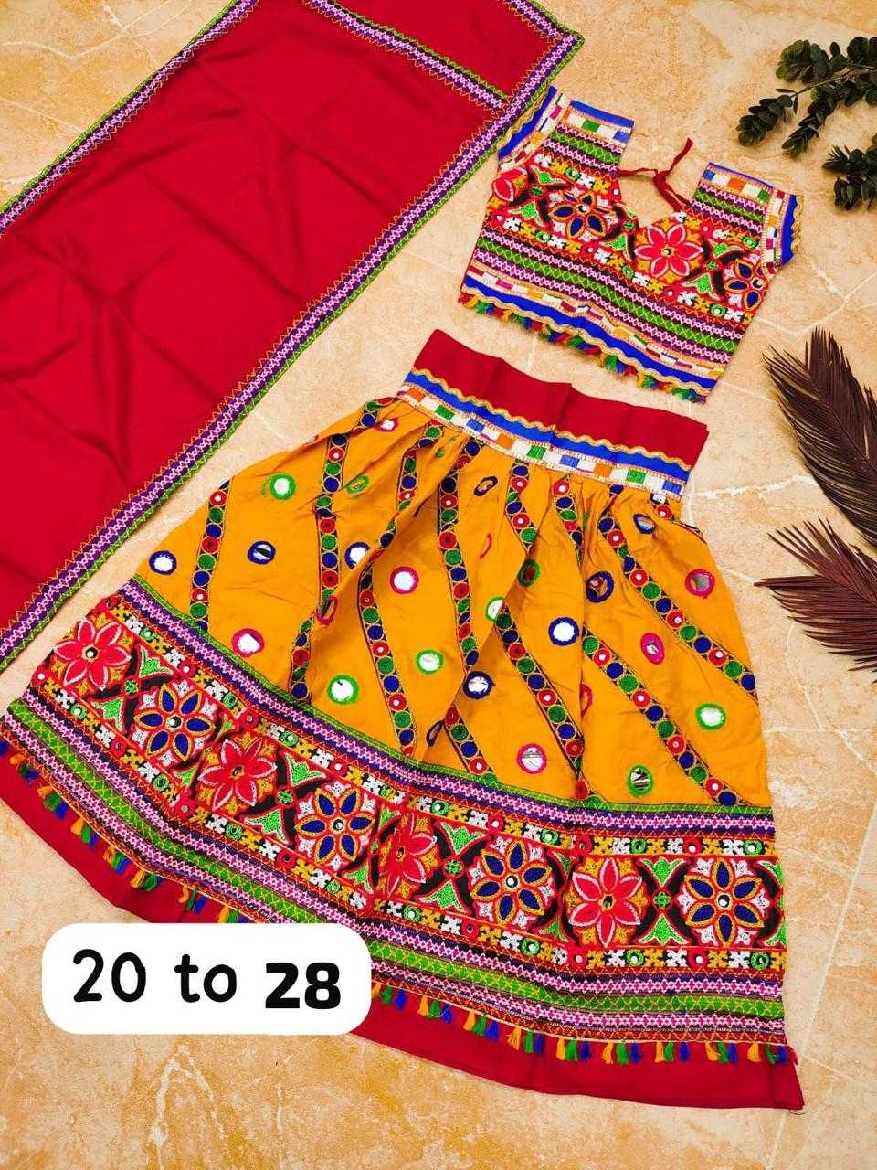 Ynf Cotton RIN235 MORE MIRAR Kids Wear Festive Collections Wholesale Kids Lehenga Kids Lehenga Choli Kids Navratri Outfits Manufacturer