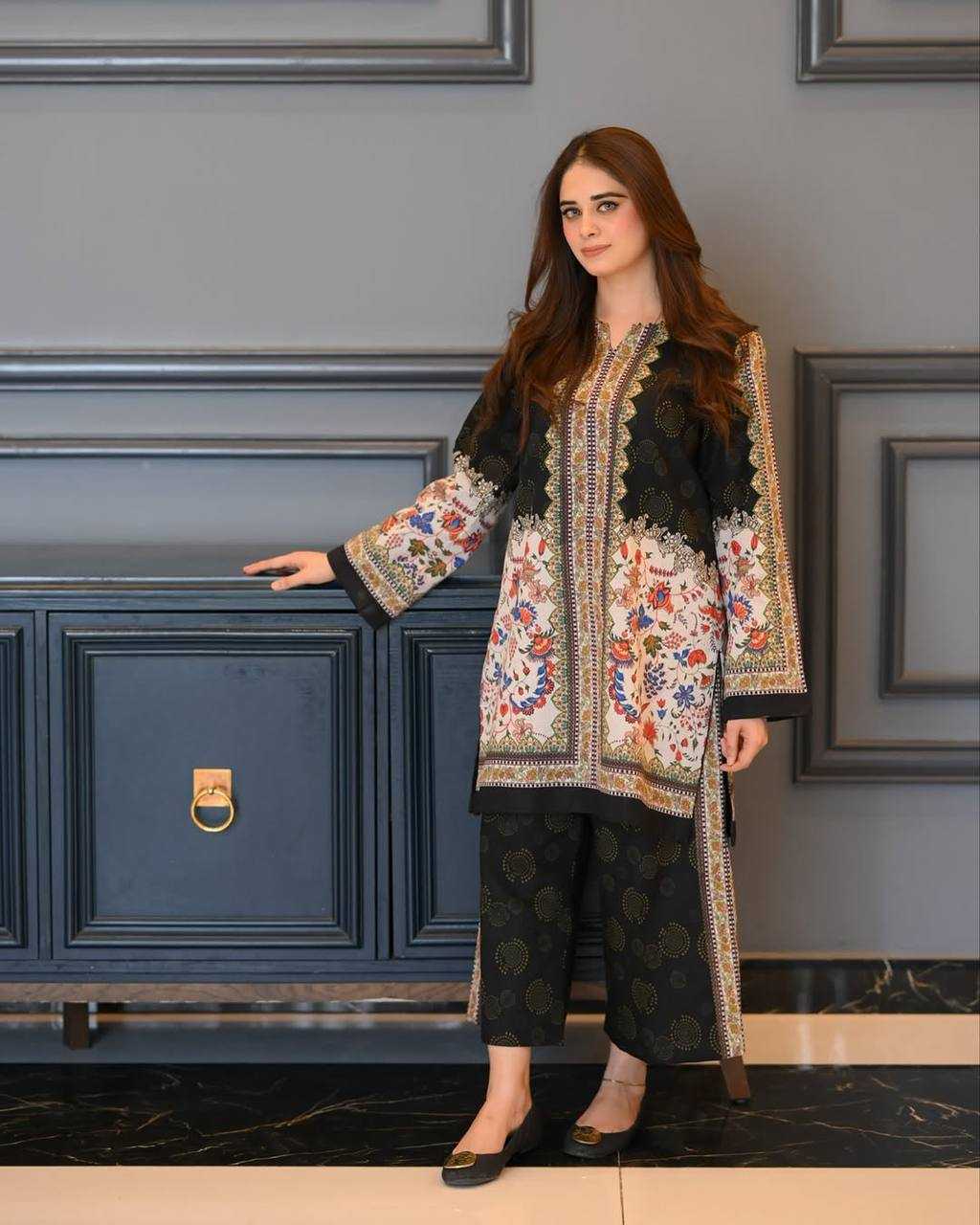 Ynf Crepe KESH141 1123 Kurti Wholesale Printed Kurtis Kurtis With Bottom Embroidered Kurtis Manufacturer
