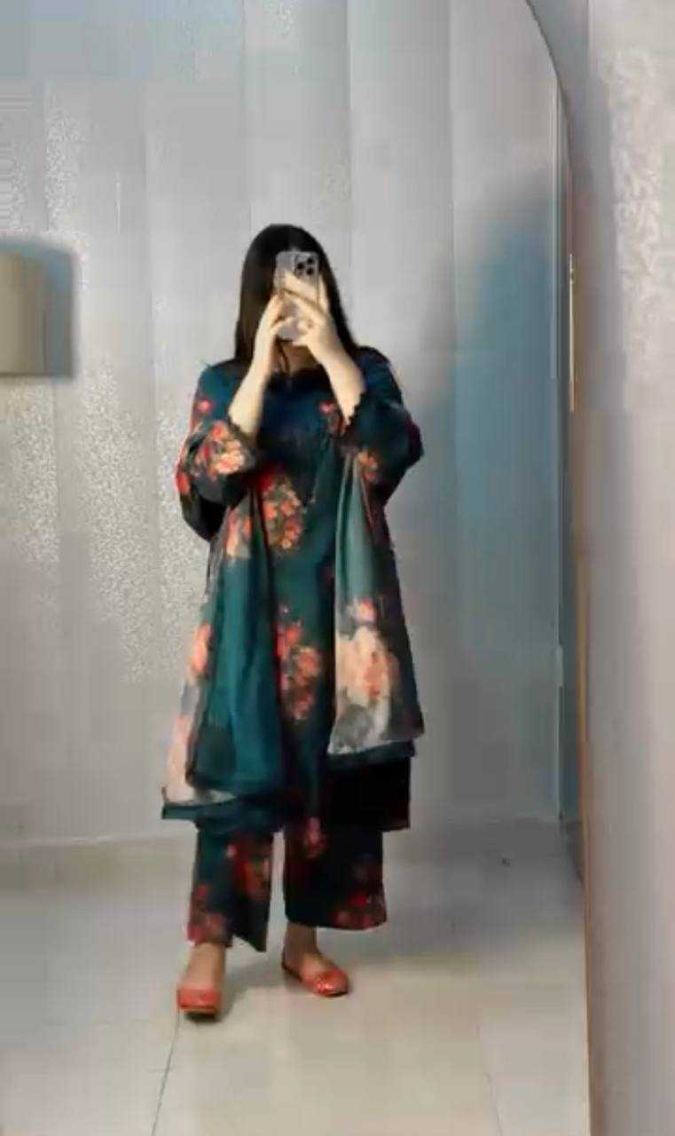 Ynf Crepe KESH499 520 Suits & Dresses Wholesale Printed Suits Ladies Silk Suit Silk Suits Manufacturer