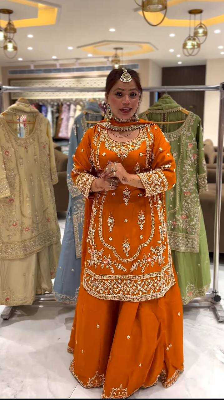 Ynf Crepe KESH515 3049 Suits & Dresses Wholesale Sharara Salwar Suits Embroidery Suits Designer Suits Manufacturer