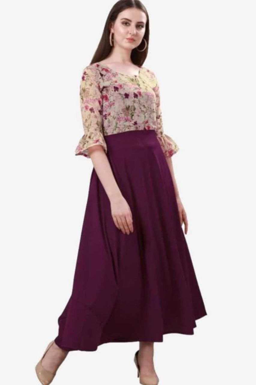 Ynf Crepe KESH559 302 Suits & Dresses Western Wears Festive Collections Wholesale Party Wear Dresses Printed Dresses Georgette Dresses Manufacturer