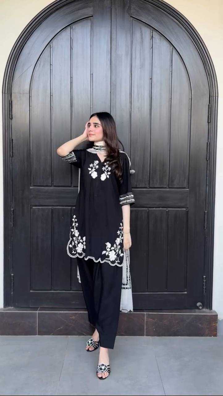 Ynf Crepe RIN110 377 Suits & Dresses Wholesale Ladies Suits Embroidery Suits Ladies Salwar Suits Manufacturer