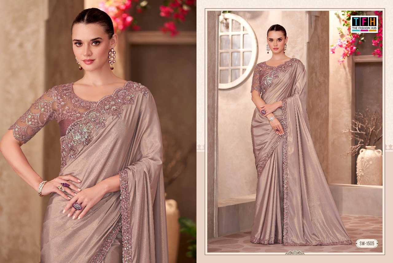 Ynf Crepe RIN197 3128 1505 Sarees Wholesale Designer Sarees Fancy Sarees Bridal Sarees Manufacturer