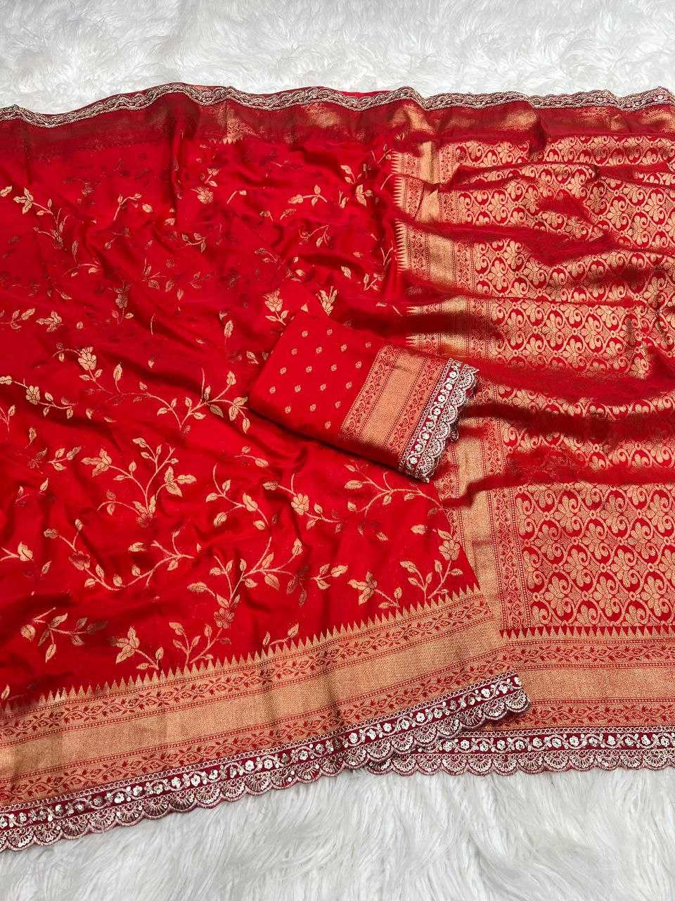 Ynf Crepe RIN225 944 Sarees Wedding Collections Festive Collections Wholesale Georgette Sarees Embroidered Sarees Sarees With Blouse Manufacturer