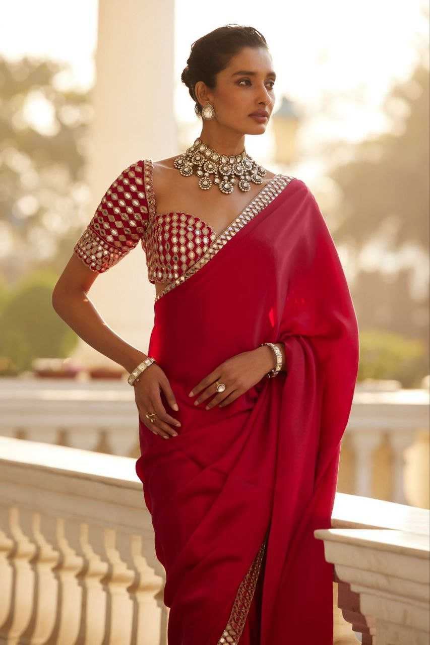 Ynf Crepe Silk KESH508 71 Silk Sarees Wholesale Crepe Silk Saree Manufacturer