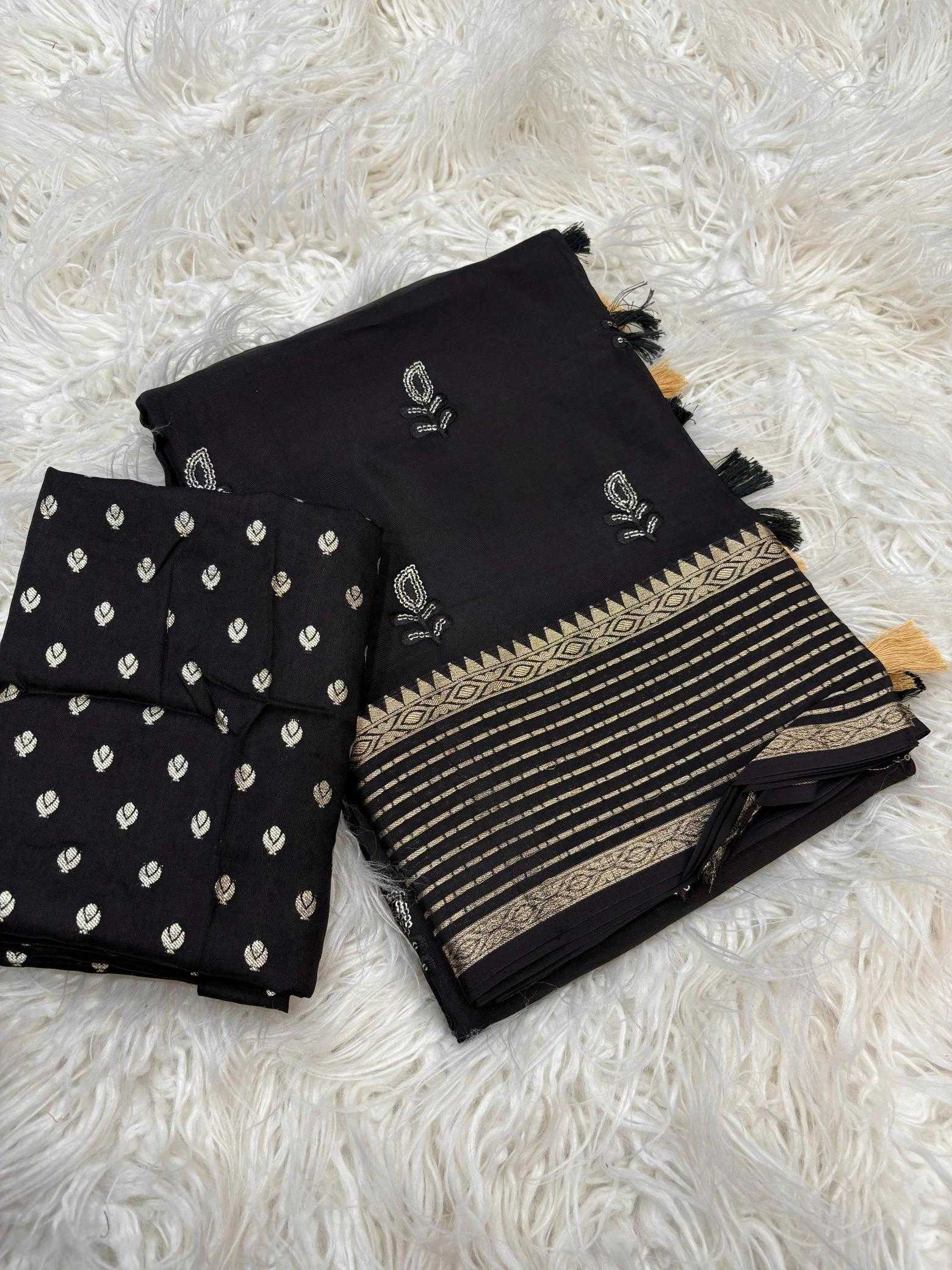 Ynf Crepe Silk RIN195 Tilak Viscose Crepe Silk Sarees Wholesale Traditional Silk Sarees Crepe Silk Saree Designer Silk Sarees Manufacturer