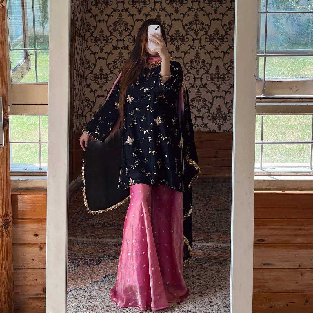 Ynf Crush Silk KESH528 2018 Suits & Dresses Wedding Collections Festive Collections Wholesale Embroidery Suits Palazzo Suit Ladies Silk Suit Manufacturer