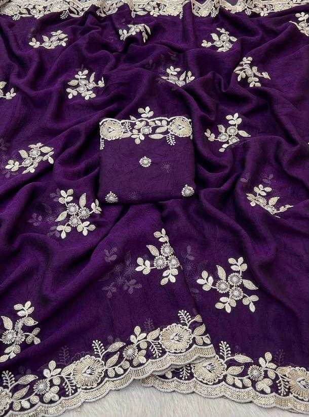 Ynf Crush Silk RIN198 AQUARE Silk Sarees Wholesale Designer Silk Sarees Fancy Silk Sarees Embroidered Silk Sarees Manufacturer