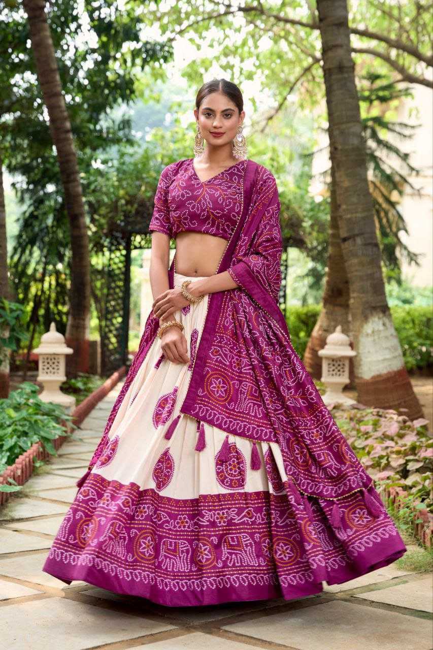 Ynf Dola Silk KESH511 BHANDHANI 2 Lehengas Wholesale Embroidered Lehenga Lehenga With Dupatta Lehenga With Blouse Manufacturer