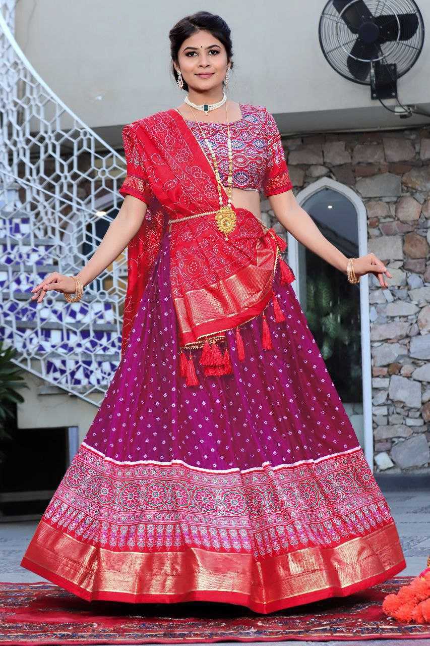 Ynf Dola Silk KESH511 Bhandhani Festive Collections Wholesale Navratri Chaniya Choli Manufacturer