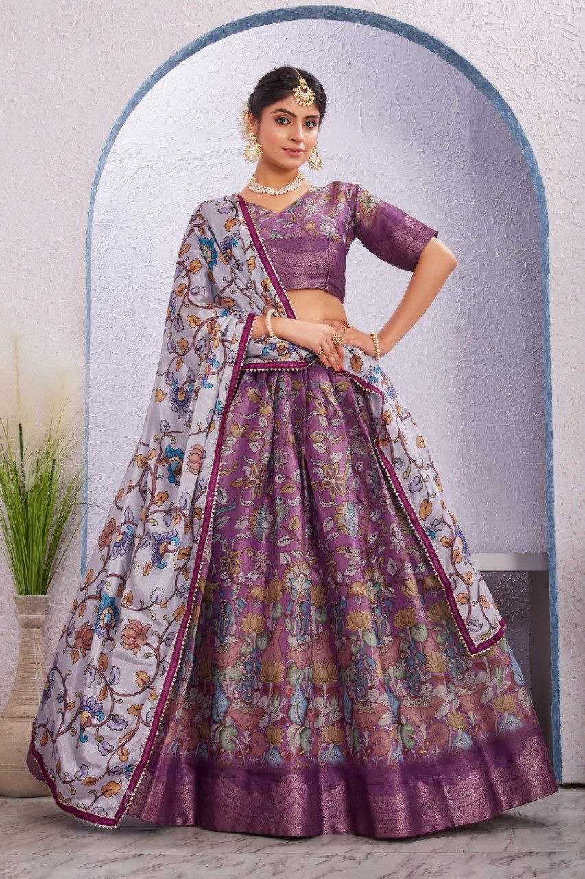 Ynf Dola Silk KESH554 Krishna Lehengas Wholesale Fancy Lehenga Printed Lehenga Simple Lehenga Manufacturer