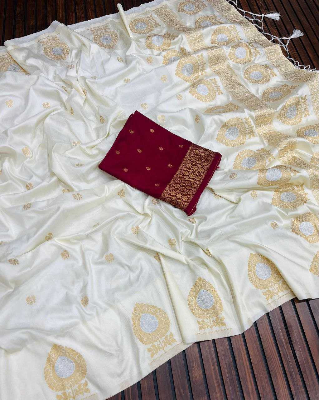 Ynf Dola Silk RIN225 920 Sarees Wedding Collections Festive Collections Wholesale Butta Sarees Silk Sarees Sarees With Blouse Manufacturer