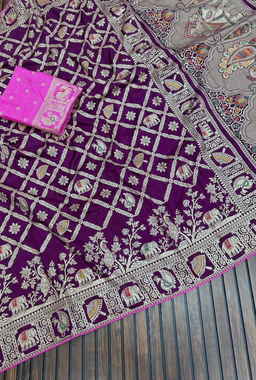 Ynf Dola Silk RIN225 932 Sarees Wedding Collections Festive Collections Wholesale Silk Sarees Zari Sarees Sarees With Blouse Manufacturer