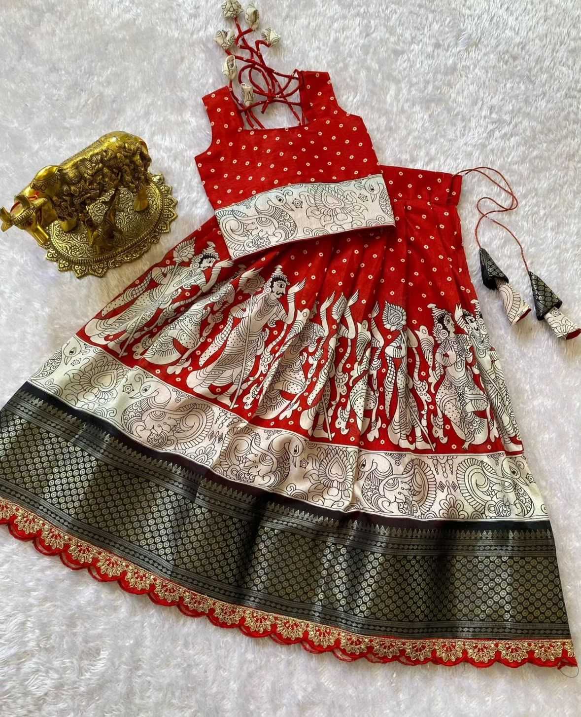 Ynf Dola Silk RIN235 delicate Kids Wear Wholesale Kids Lehenga Kids Lehenga Choli Baby Girl Lehenga Manufacturer