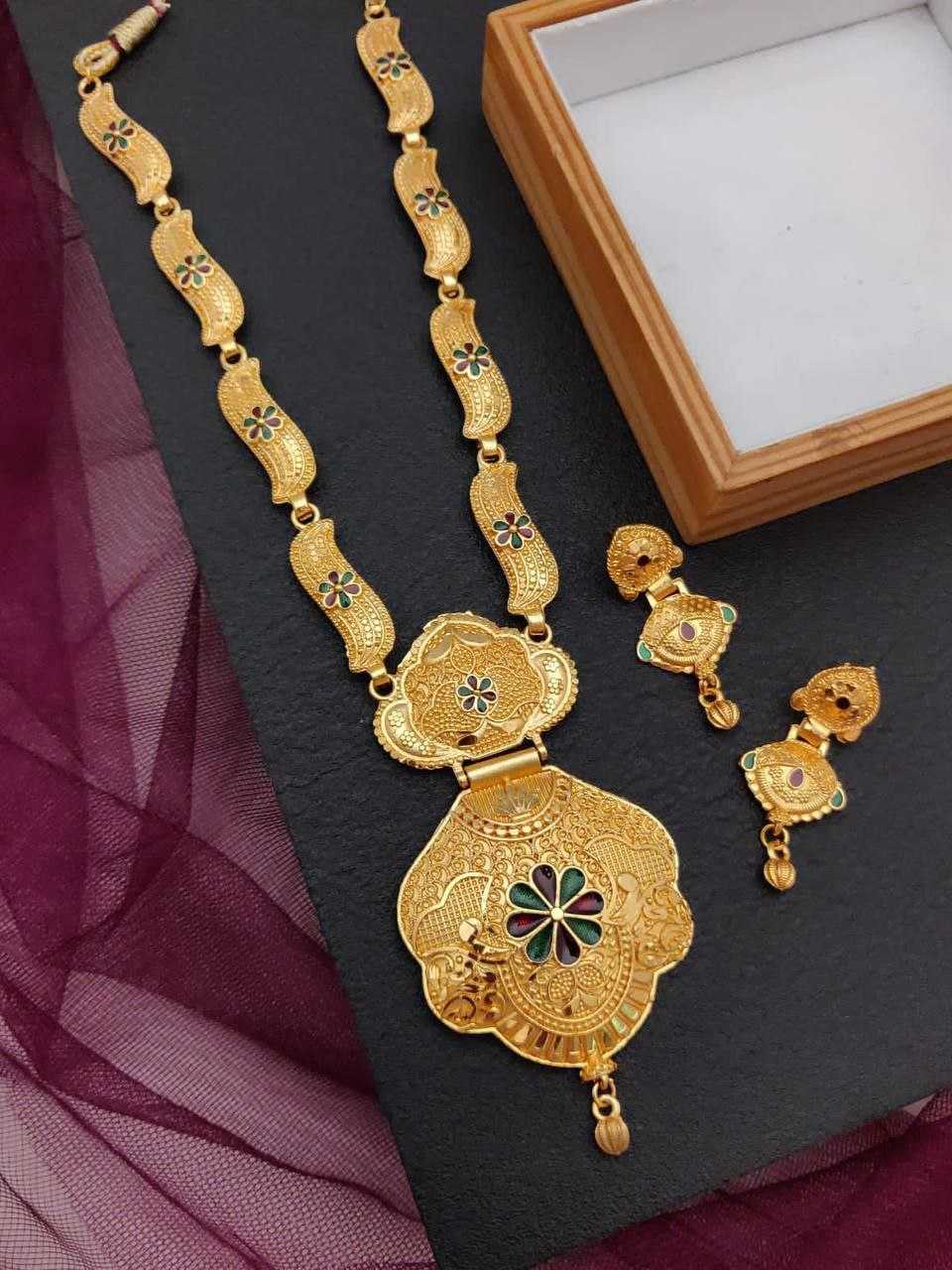 Ynf Fancy 1 Womens Jewellery Wholesale Necklaces Set Rajwadi Necklaces Set Golden Necklace Set Manufacturer
