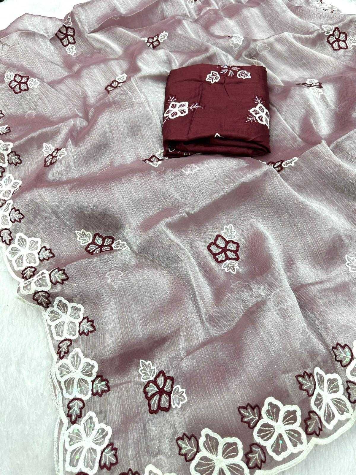 Ynf Fancy KESH114 3381 Sarees Wholesale Printed Sarees Embroidered Sarees Swarovski Sarees Manufacturer