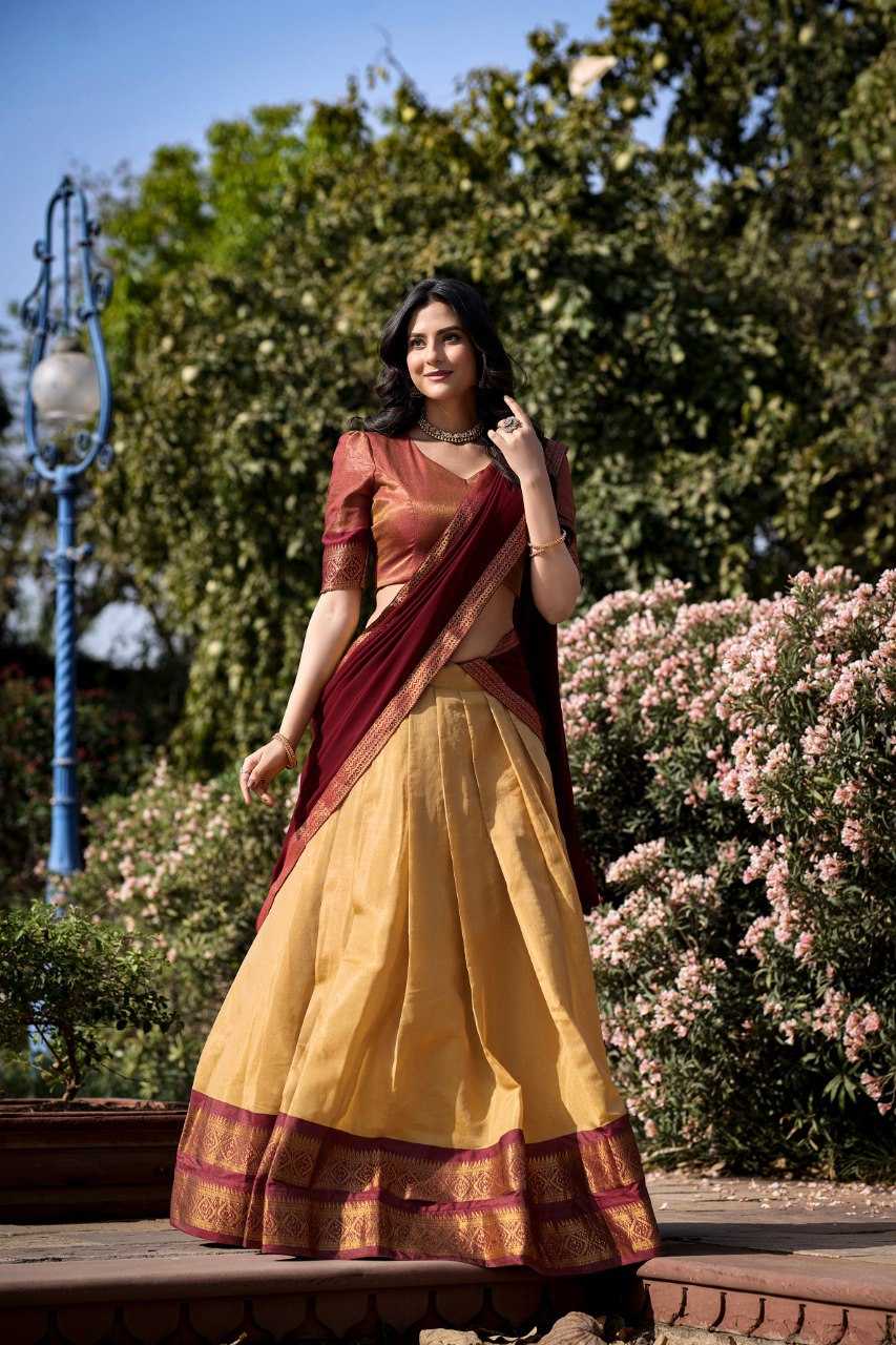 Ynf Fancy KESH134 2001 Lehengas Festive Collections Wholesale Designer Lehenga Zari Work Lehenga Onam Collections Manufacturer