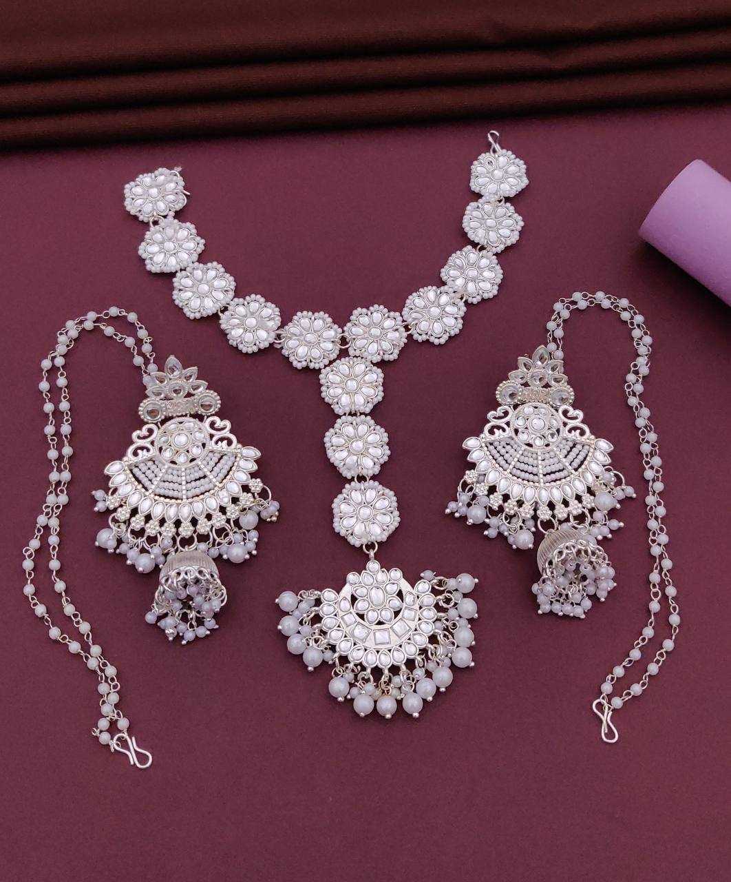 Ynf Fancy KESH483 1 Womens Jewellery Wholesale Fancy Mala Necklaces Necklaces Set Antique Necklaces Set Manufacturer