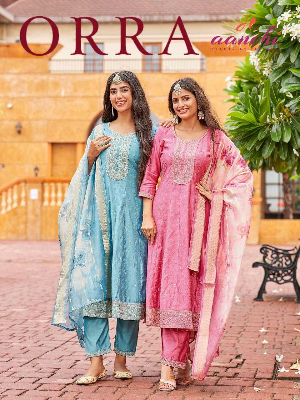Ynf Fancy RIN190 AANCHI-ORRA Setwise Collections Wholesale Gowns Catalogs Manufacturer