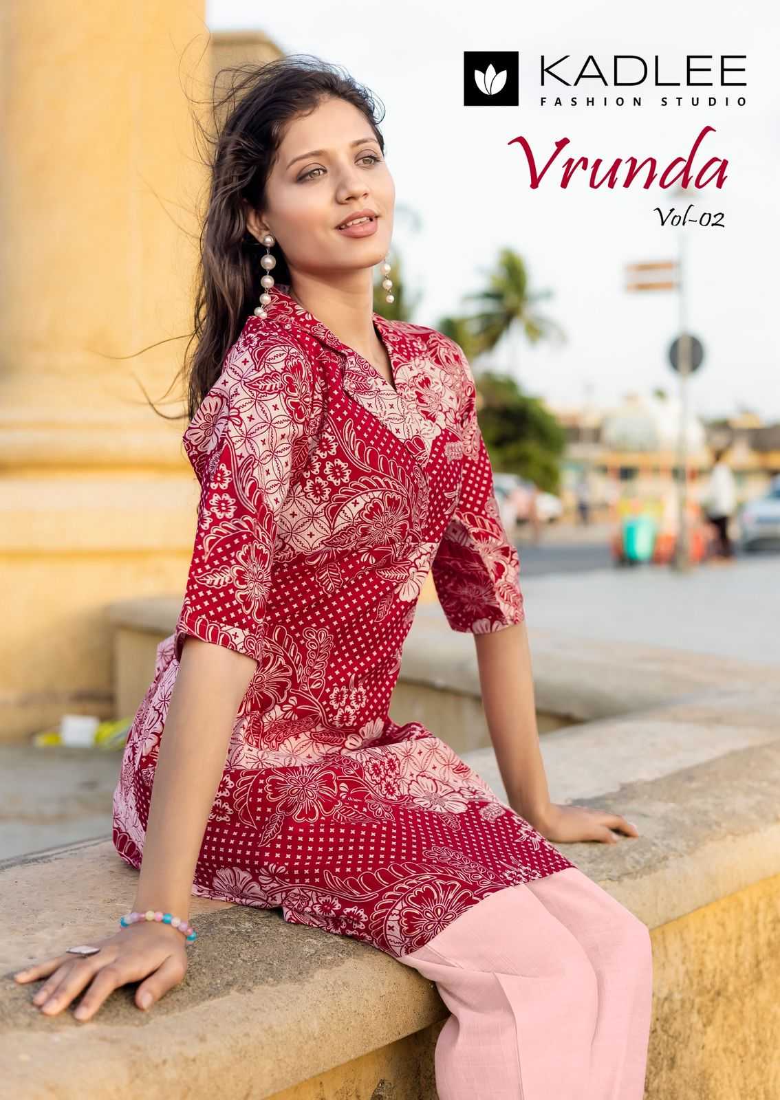 Ynf Fancy RIN190 KADLEE-Vrunda Vol 2 Setwise Collections Wholesale Kurtis Catalogs Manufacturer