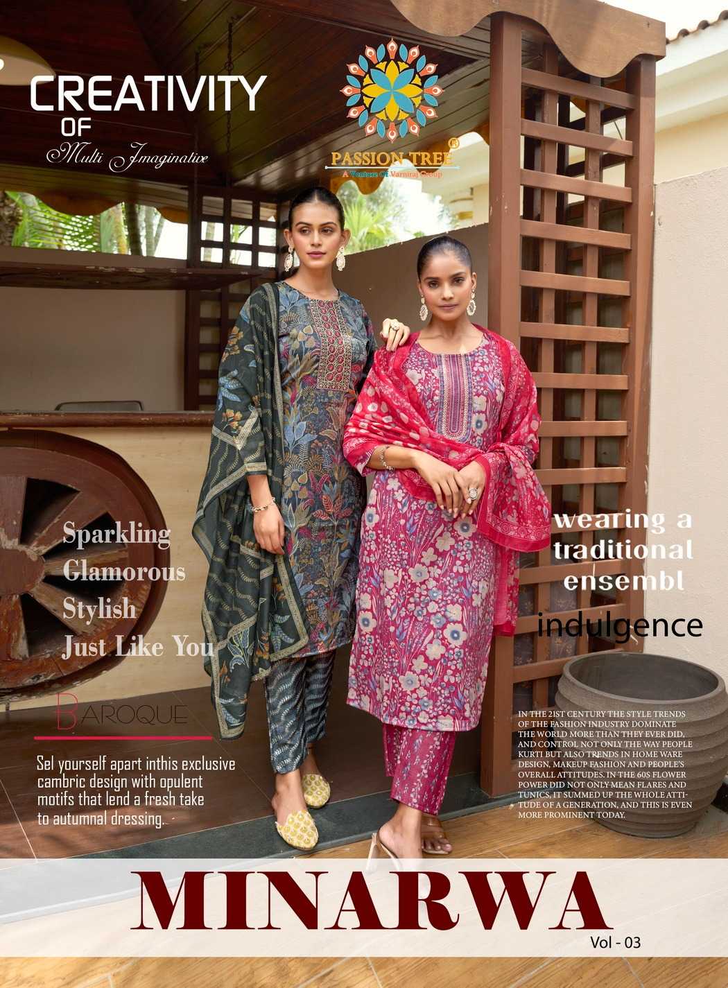 Ynf Fancy RIN190 PASSION TREE-MINARVA VOL.3 Setwise Collections Wholesale Dresses & Suits Catalogs Manufacturer