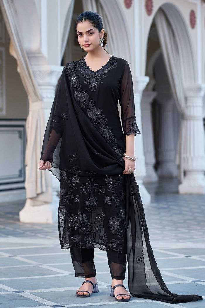 Ynf Faux Blooming KESH529 638 Suits & Dresses Wedding Collections Festive Collections Wholesale Embroidery Suits Georgette Suit Wedding Outfits Manufacturer