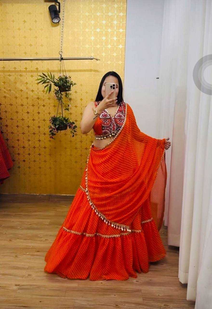 Ynf Faux Georgette KESH496 N46 Lehengas Festive Collections Wholesale Mirror Work Lehenga Navratri Chaniya Choli Manufacturer