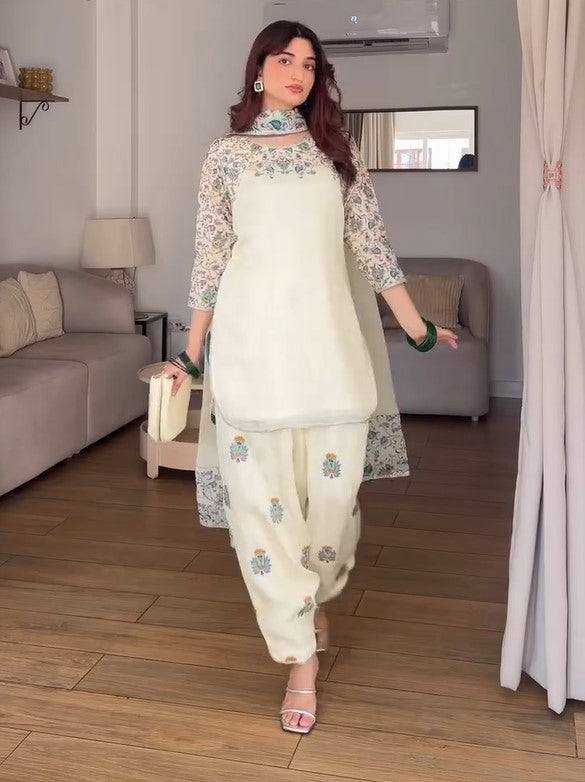 Ynf Faux Georgette KESH499 015 Suits & Dresses Wedding Collections Festive Collections Wholesale Printed Suits Georgette Suit Designer Suits Manufacturer
