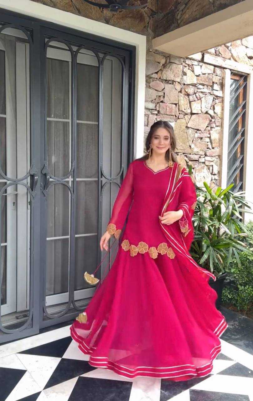 Ynf Faux Georgette KESH499 017 Suits & Dresses Wedding Collections Festive Collections Wholesale Sharara Salwar Suits Embroidery Suits Georgette Suit Manufacturer