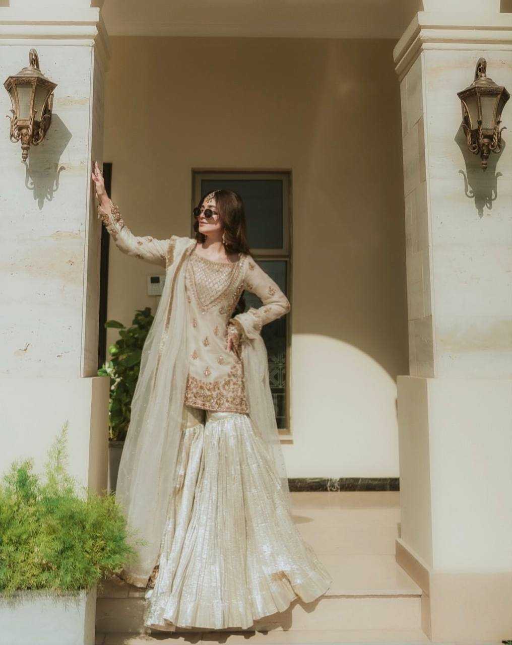 Ynf Faux Georgette KESH499 3130 Suits & Dresses Wholesale Embroidery Suits Designer Suits Ethnic Dresses Manufacturer
