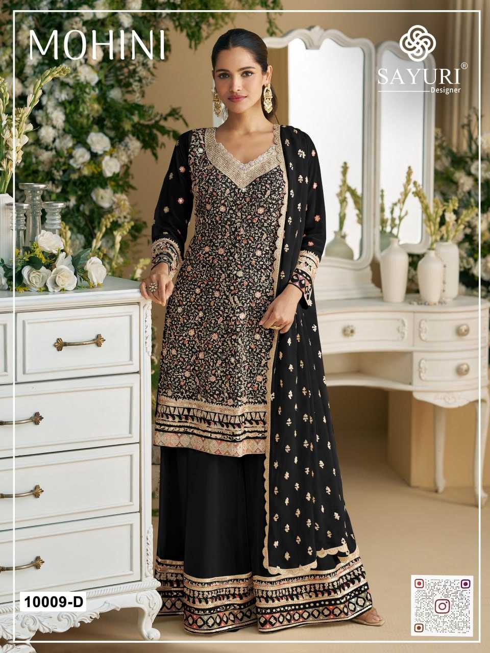 Ynf Faux Georgette KESH504 10009 Suits & Dresses Wedding Collections Festive Collections Wholesale Embroidery Suits Georgette Suit Designer Suits Manufacturer