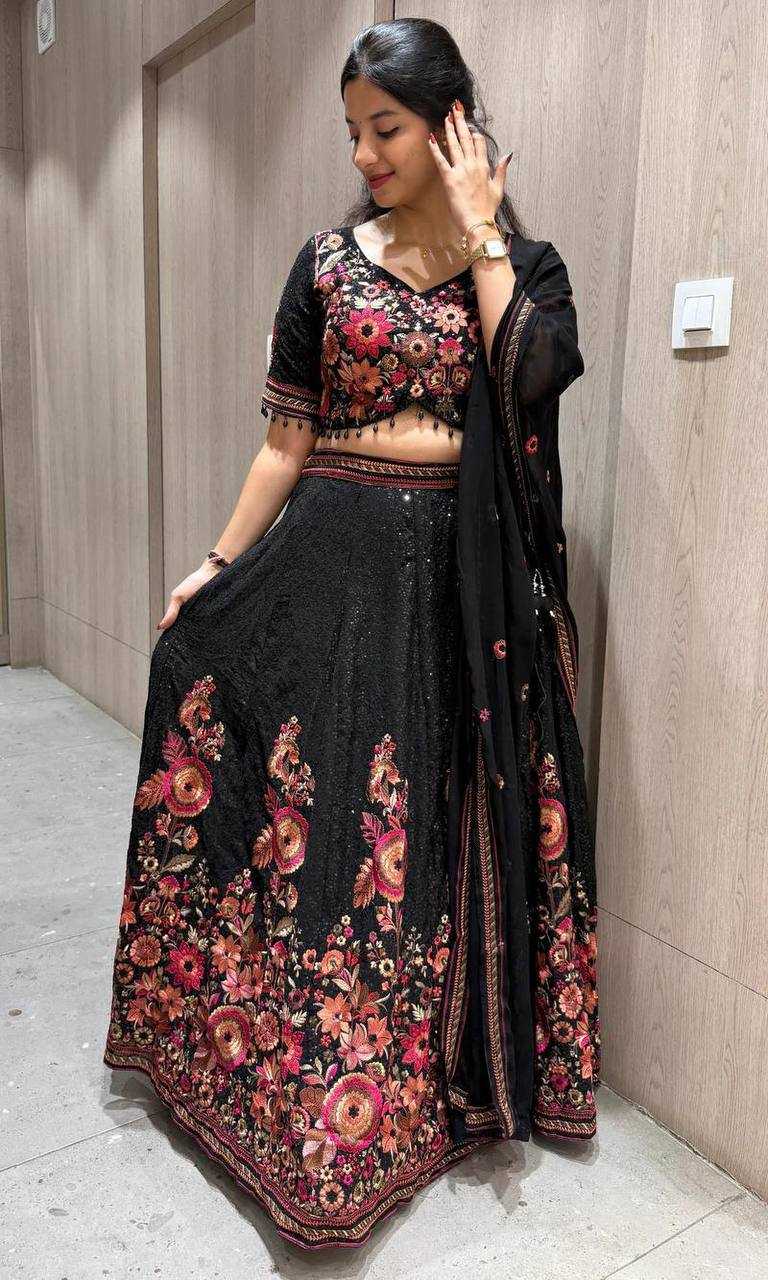 Ynf Faux Georgette KESH512 1772 Lehengas Festive Collections Wholesale Designer Lehenga Choli Navratri Chaniya Choli Manufacturer