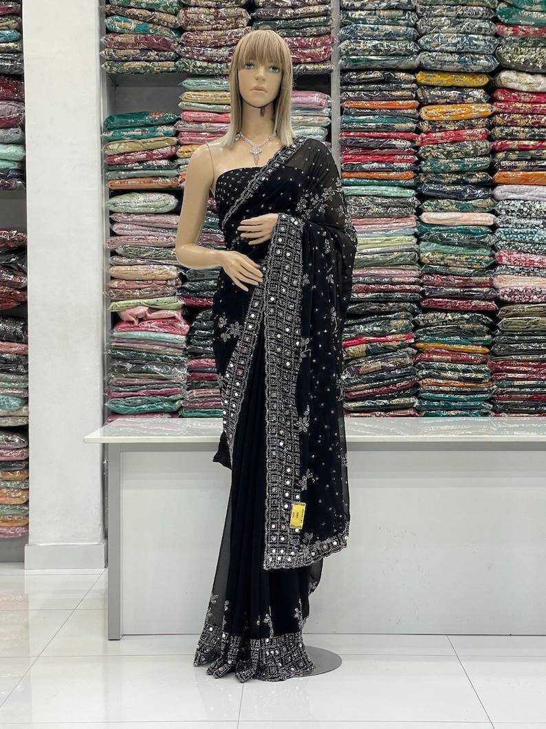 Ynf Faux Georgette KESH512 194 Sarees Wholesale Designer Sarees Ready To Wear Sarees Fancy Sarees Manufacturer