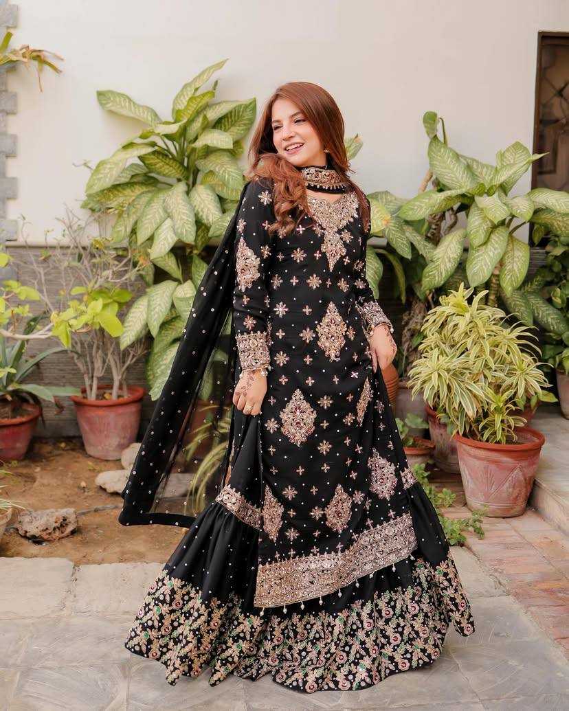 Ynf Faux Georgette KESH512 196 Suits & Dresses Wholesale Ladies Suits Dresses Designer Suits Manufacturer
