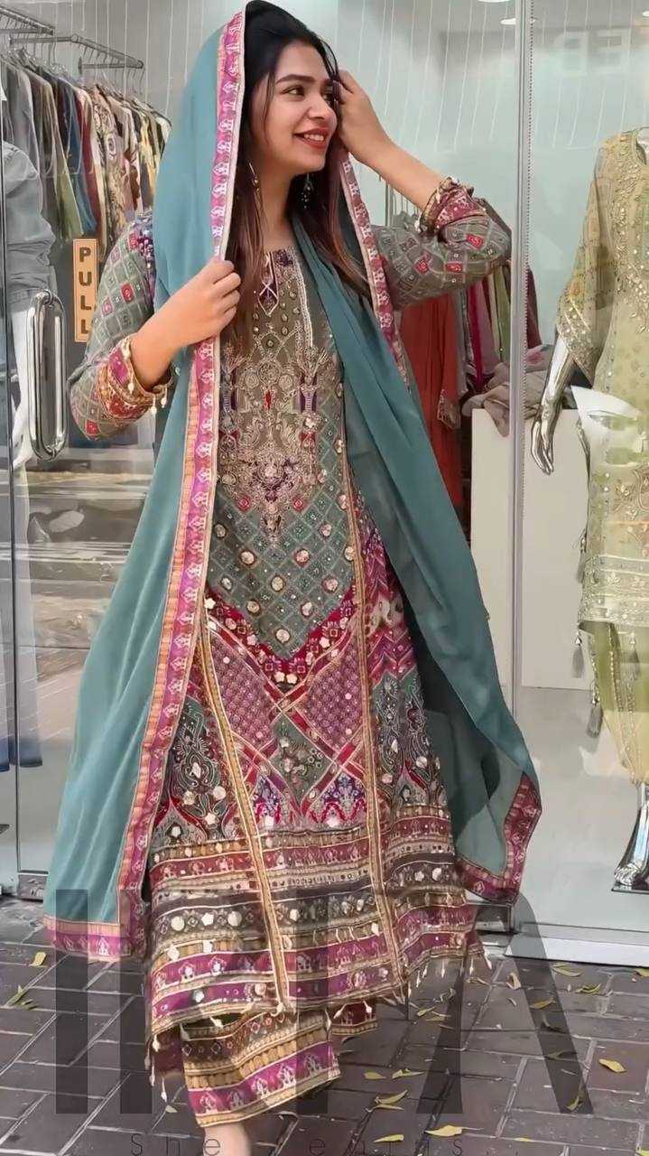 Ynf Faux Georgette KESH512 211 Suits & Dresses Wholesale Ladies Suits Dresses Designer Suits Manufacturer