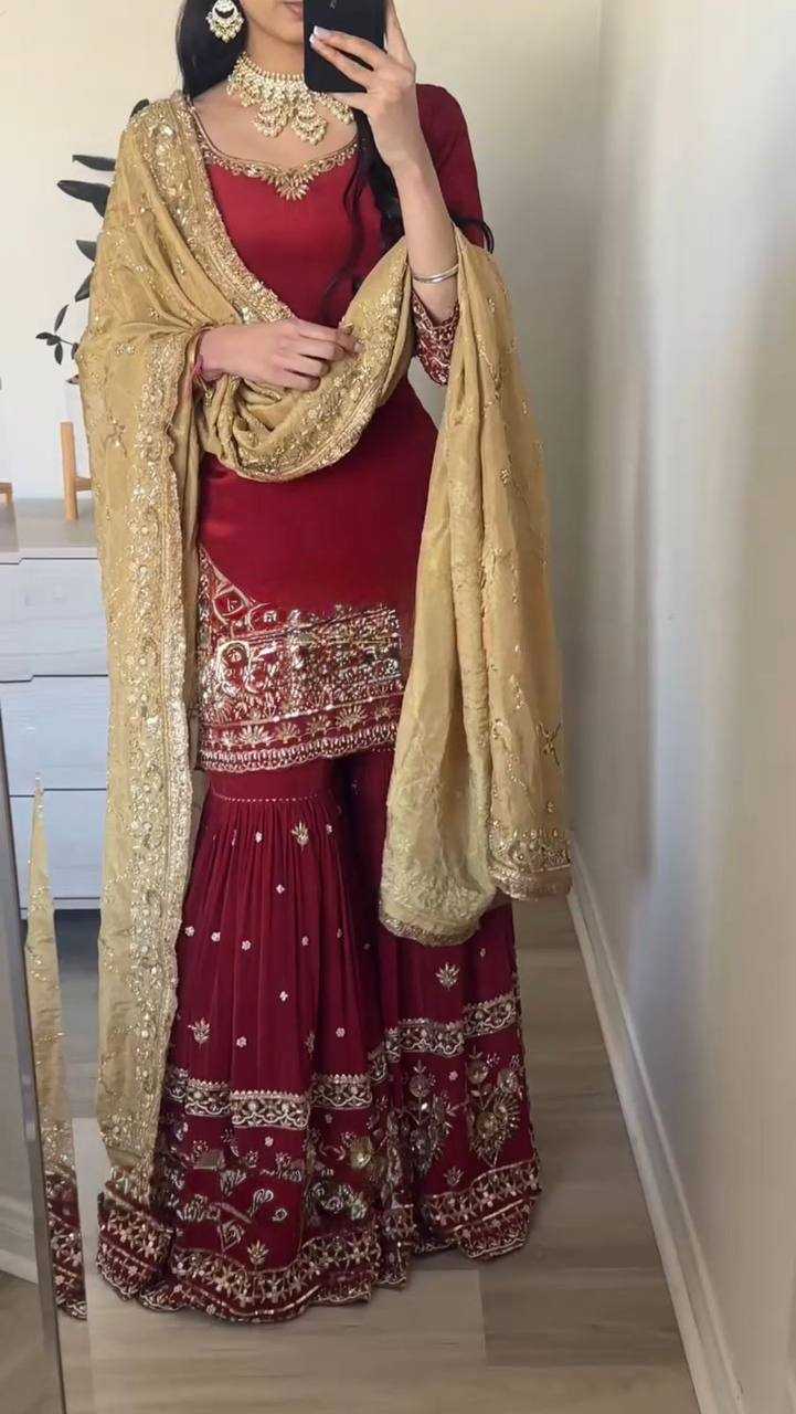 Ynf Faux Georgette KESH523 247 Suits & Dresses Wholesale Ladies Suits Party wear suits Designer Suits Manufacturer