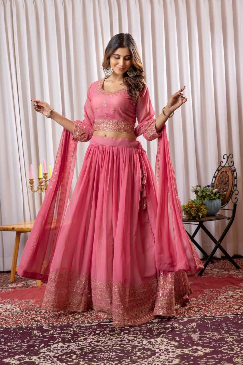 Ynf Faux Georgette KESH526 91 Lehengas Wholesale Designer Lehenga Fancy Lehenga Embroidered Lehenga Manufacturer