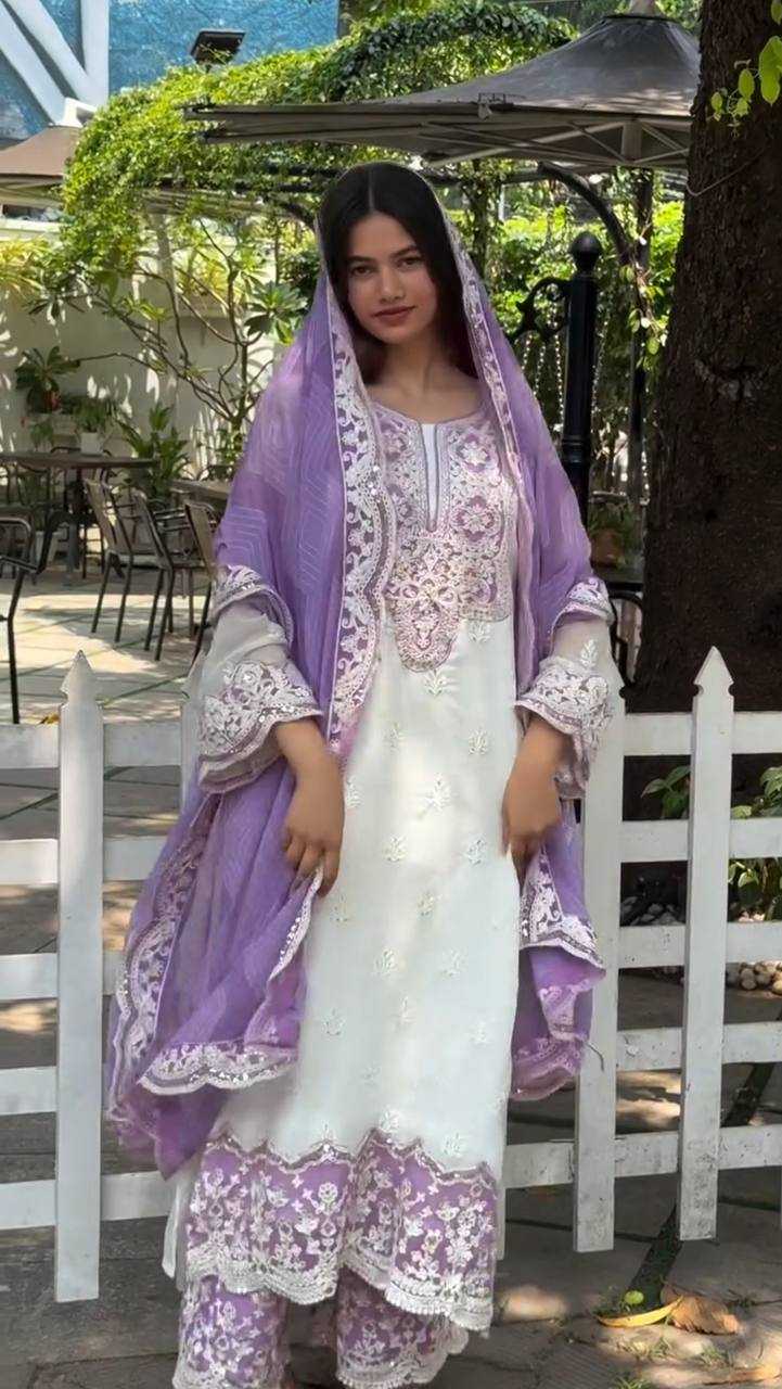 Ynf Faux Georgette KESH526 97 Suits & Dresses Wedding Collections Festive Collections Wholesale Georgette Suit Embroidered Suits Wedding Outfits Manufacturer