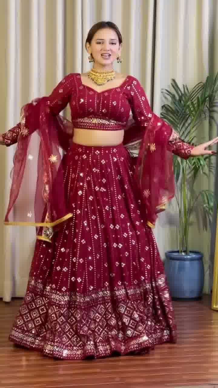 Ynf Faux Georgette KESH526 G88 Lehengas Wholesale Designer Lehenga Fancy Lehenga Embroidered Lehenga Manufacturer