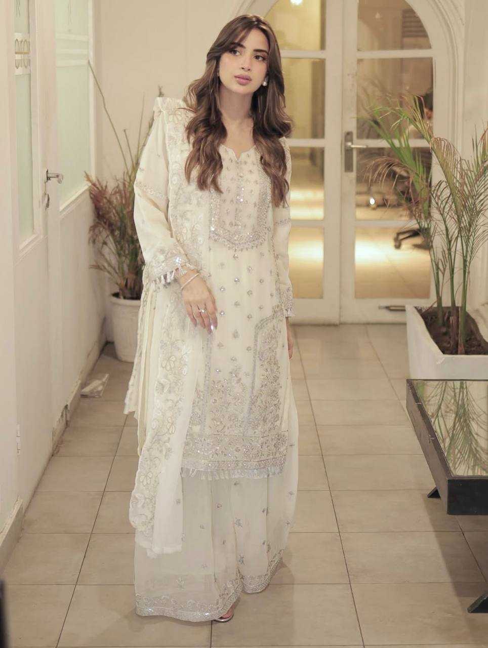 Ynf Faux Georgette KESH528 466 Suits & Dresses Islamic Clothing Wedding Collections Wholesale Pakistani Suits Embroidery Suits Georgette Suit Manufacturer