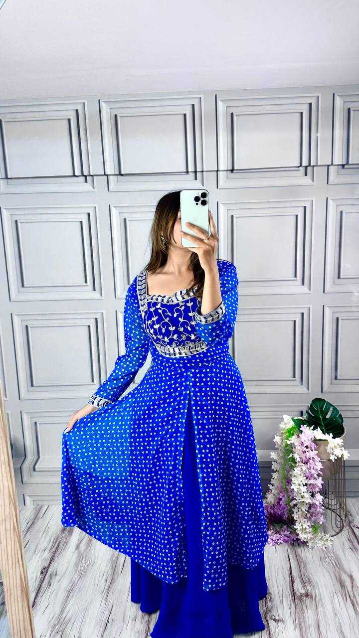 Ynf Faux Georgette KESH531 1038 Gowns Wholesale Fancy Gowns Embroidery Gowns Anarkali Gown Party Gowns Manufacturer