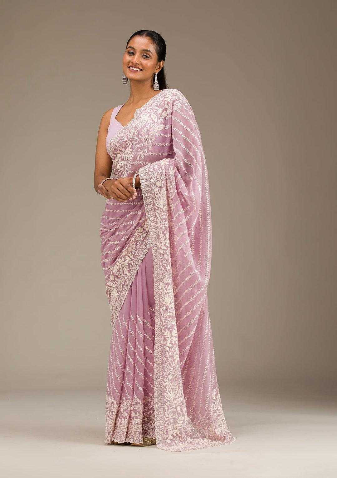 Ynf Faux Georgette RIN164 No Compromise Sarees Wedding Collections Wholesale Designer Sarees Georgette Sarees Pink Sarees Manufacturer