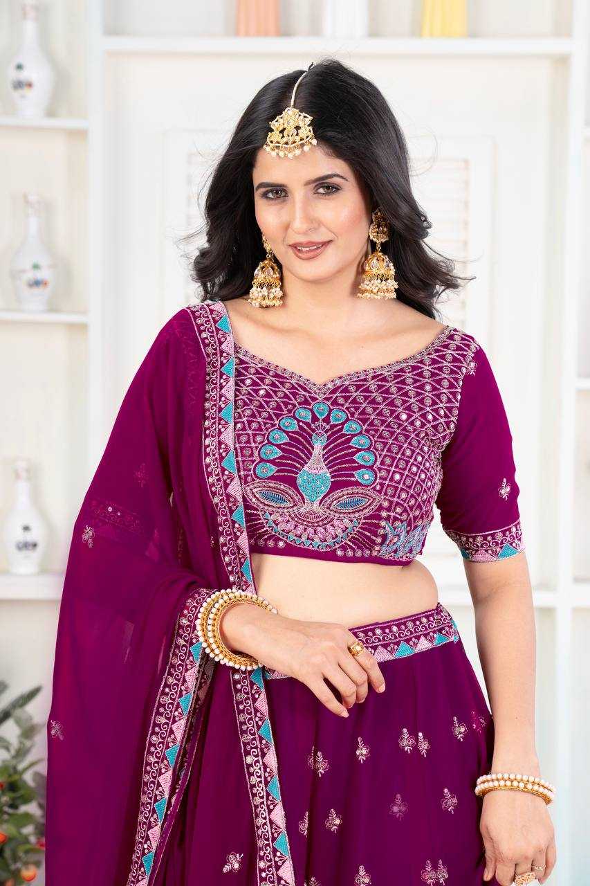 Ynf Faux Georgette RIN197 3054 5105 Lehengas Wholesale Designer Lehenga Fancy Lehenga Bridal Lehenga Manufacturer